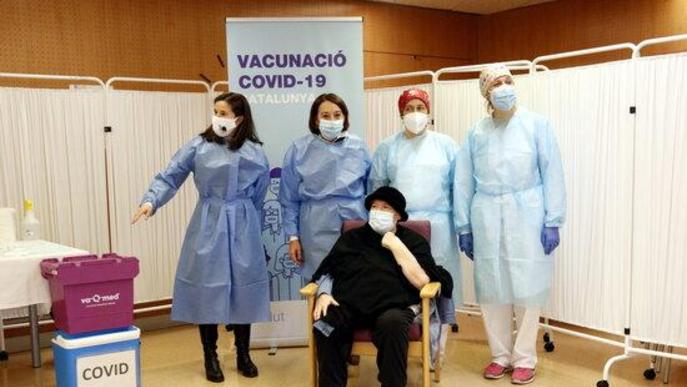 ⏯️ Una resident de Balàfia, primera vacunada de la demarcació de Lleida