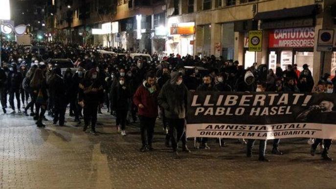⏯️ Nova nit d'aldarulls a Lleida contra l'empresonament de Hasel