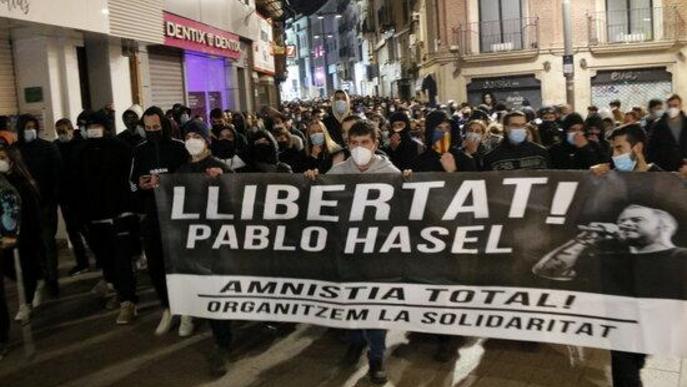 ⏯️ Nova nit d'aldarulls a Lleida contra l'empresonament de Hasel