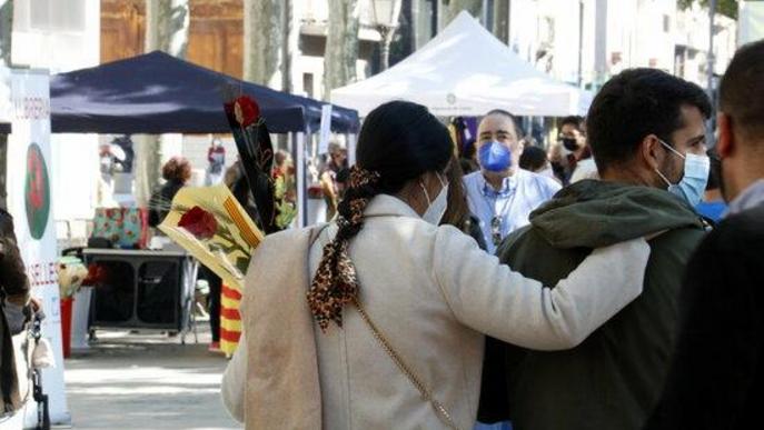 ⏯️ La Diada de Sant Jordi torna als carrers de Lleida