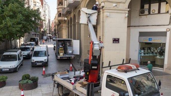 Noves càmeres de videovigilància a l'Eix Comercial de Lleida