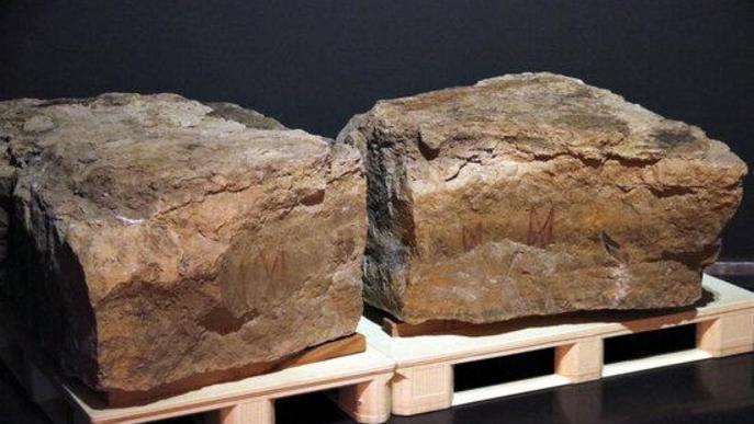 El Museu de Lleida mostra per primera vegada fragments de pintures rupestres de Terol