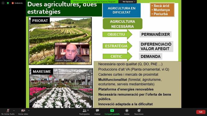 “Al món rural cal millorar les comunicacions, regadius, reinventar la gestió del bosc, donar valor afegit i invertir en renovables”