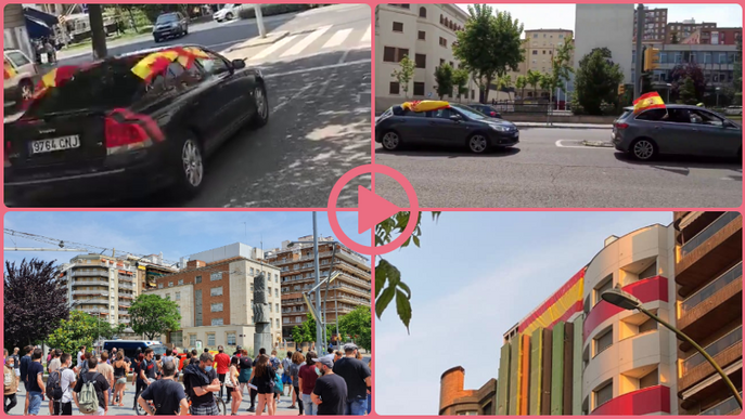 ⏯️ Manifestacions de Vox i antifeixistes als carrers de Lleida