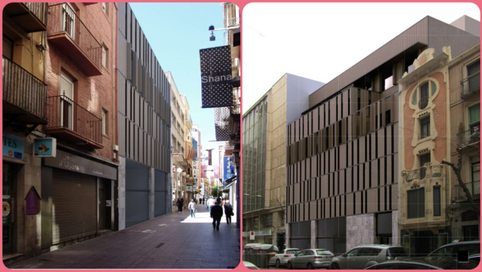 L'Eix Comercial de Lleida podria sumar un nou edifici comercial de 4 plantes