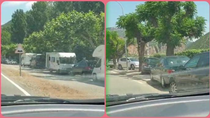 Un municipi de Lleida alerta d'un allau visitants i vehicles el cap de setmana