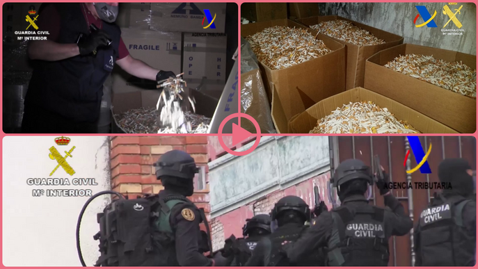 ⏯️ Set detinguts per una xarxa de tràfic de tabac a les Borges