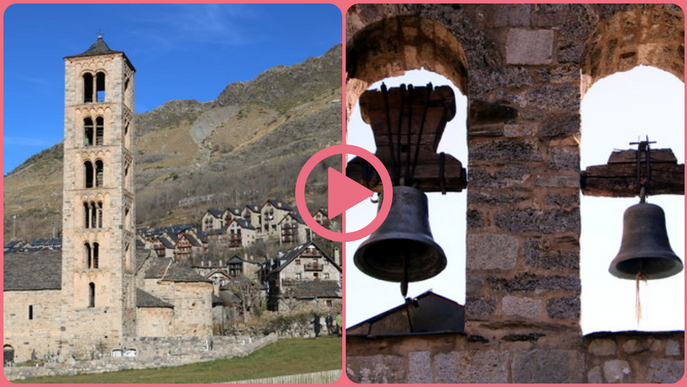 ⏯️ Repic de campanes a les esglésies patrimonials de la Vall de Boí pels 20 anys de la declaració de la UNESCO