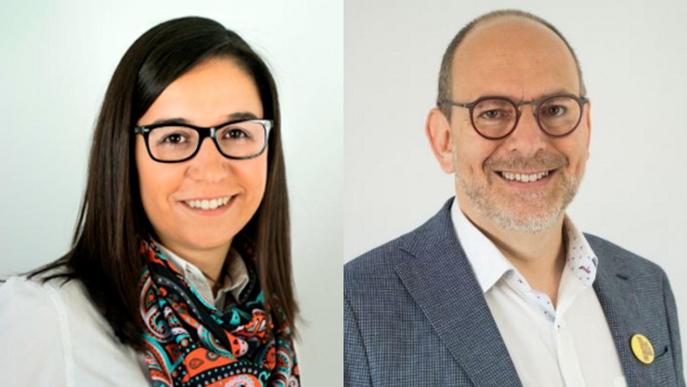 Jordina Freixanet i Jaume Rutllant, alcaldes en funcions durant el mes d'agost