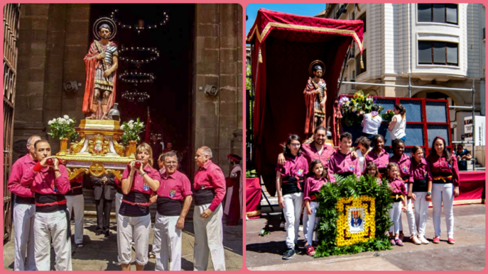 Els Castellers de Lleida homenatgen sant Anastasi en el seu dia