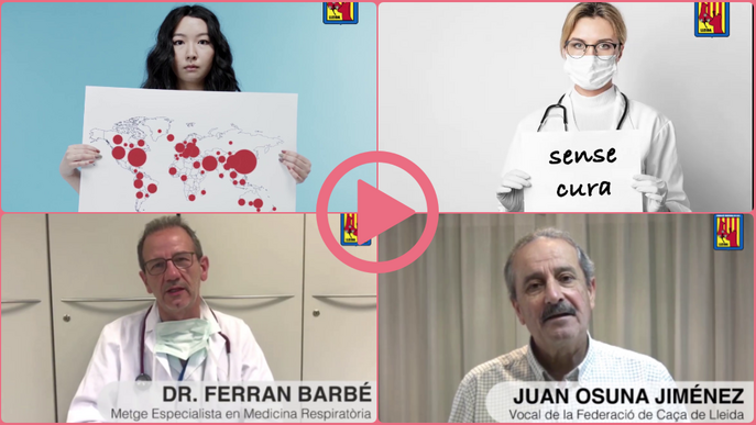 La Federació de Caça de Lleida recapta fons per la recerca contra el coronavirus a l’IRBLleida