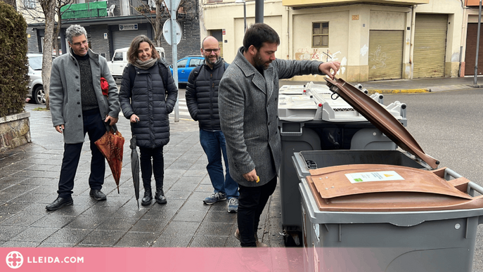 El tancament de contenidors d'orgànica i resta a una part de la Seu d'Urgell dibuixa un escenari de reciclatge del 65%