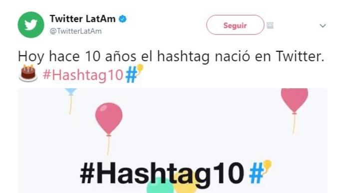 Twitter celebra una dècada de '#hashtags'
