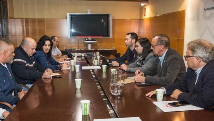 Reunió de la Paeria i representants del comitè d’empresa de Sada per l’ERO anunciat a l’escorxador