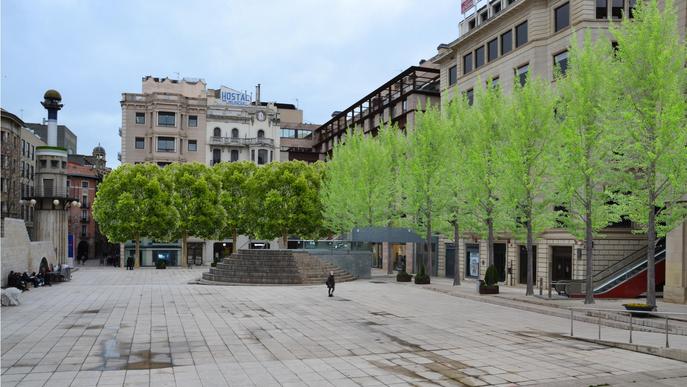 La Paeria plantarà 22 arbres a la plaça Sant Joan de Lleida 1 