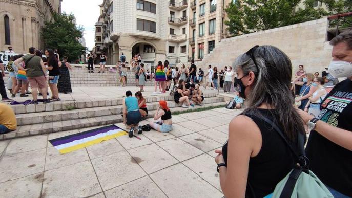 La manifestació per l’alliberament sexual i de gènere recorre els carrers de Lleida