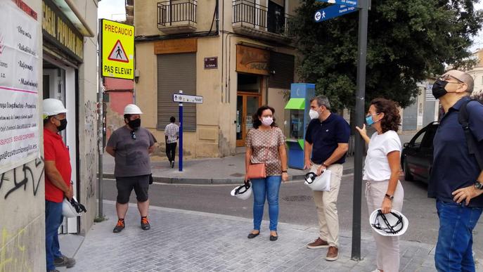 Treballs de reforma al local on s’ubicarà el servei Treball als Barris de l’IMO