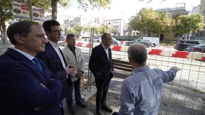 En marxa la reforma de la Rambla d'Aragó que tindrà una vorera més ampla i més espai verd