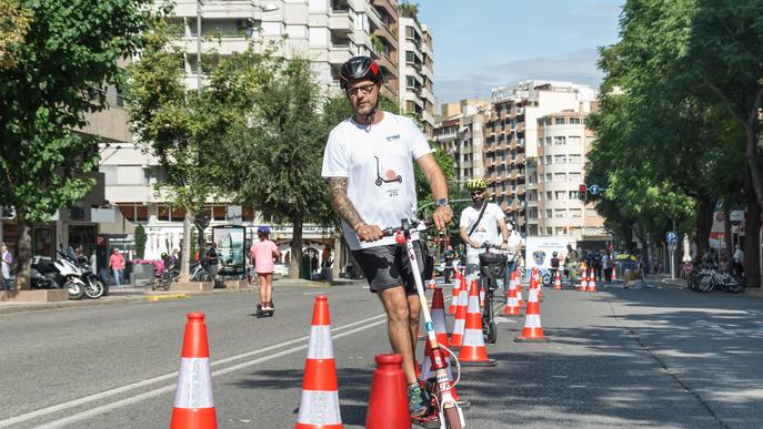 Lleida surt al carrer per celebrar amb activitats festives el Dia sense Cotxes