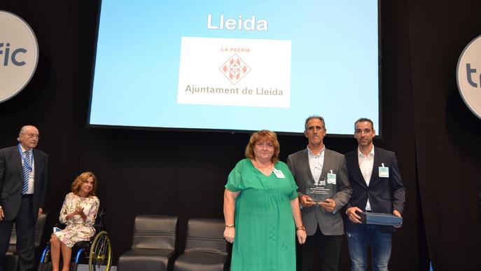 La Guàrdia Urbana de Lleida rep el premi Visión Zero en reconeixement a la tasca de seguretat viària
