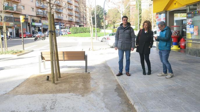 Renovada la cruïlla entre els carrers Pallars, Ramon Llull i Alcalde Porqueres