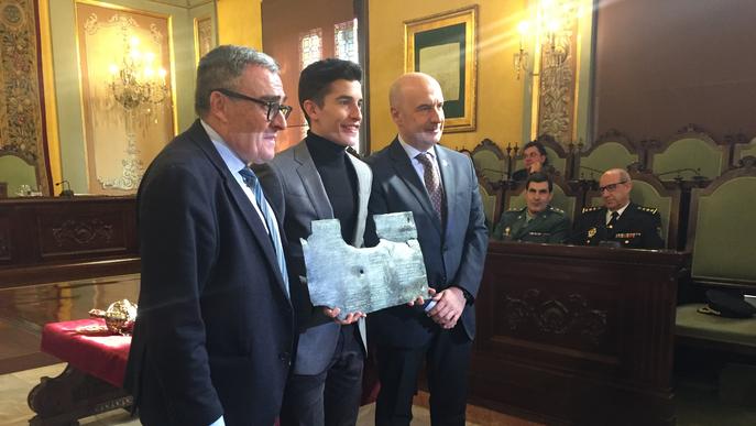 Marc Màrquez rep el premi Internacional Ciutat de Lleida