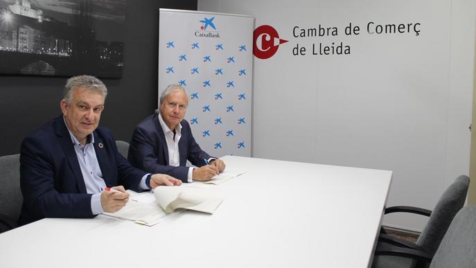 La Cambra de Comerç de Lleida i CaixaBank renoven l’acord per incrementar la competitivitat de les empreses