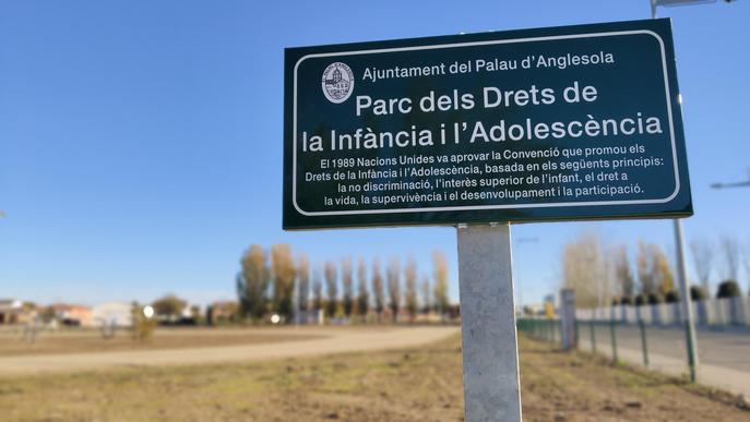 El Palau d'Anglesola inaugura un parc dedicat als seus infants i adolescents