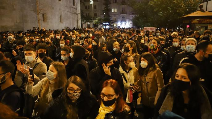 ⏯️ Més de 2.000 persones protesten a Lleida contra l'empresonament de Hasel