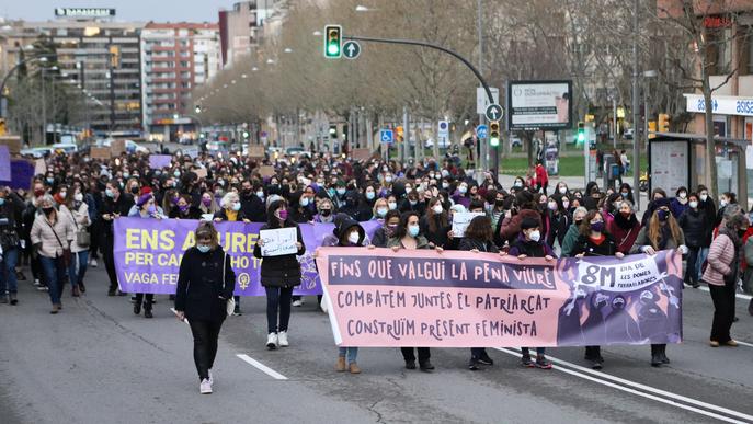 ⏯️ Lleida surt al carrer per reivindicar un 8M feminista i anticapitalista