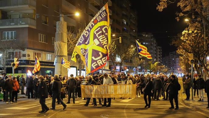 ⏯️ Protesta a Lleida contra l'anul·lació del tercer grau als presos