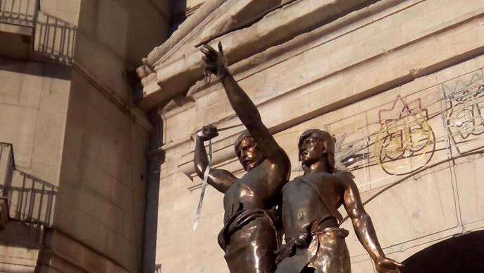 La Paeria vol que empreses de Lleida patrocinin la restauració de l’estàtua d’Indíbil i Mandoni