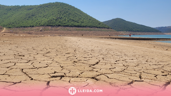 ⏯️ GALERIA: La Vila de Tiurana emergeix després de dues dècades sota les aigües del Pantà de Rialb