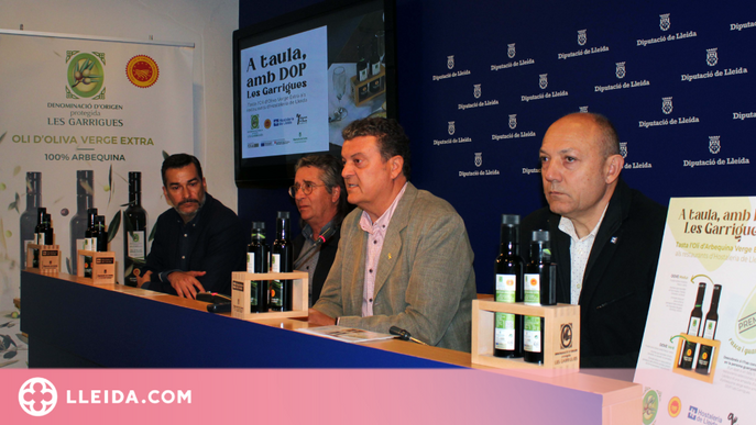 La DOP Les Garrigues i Hostaleria de Lleida promouen l'oli d'arbequina verge extra als restaurants
