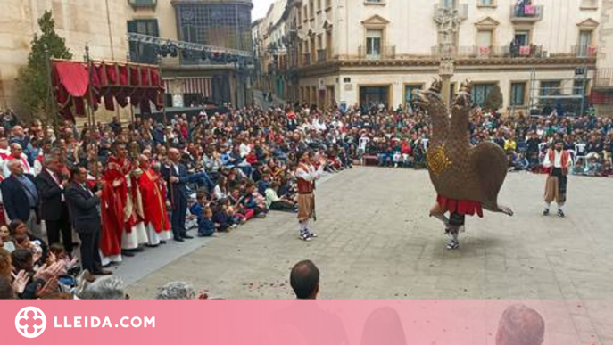 La Festa Major de Tàrrega viu una lluïda jornada de cultura popular en honor a les Santes Espines