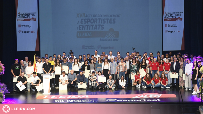 La Generalitat reconeix 162 esportistes i 11 equips de Lleida