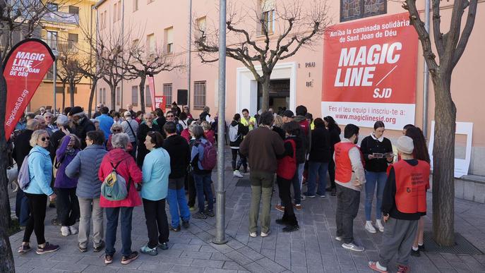 Més de 800 persones es mobilitzen en la 10a Magic Line Sant Joan de Déu