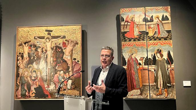 El Museu de Lleida rep dues taules gòtiques del Mestre de Vielha adquirides per la Diputació