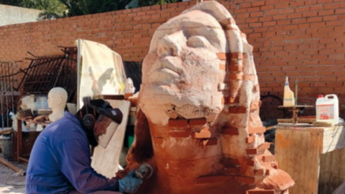 Almacelles inaugura l'Almaparc 2023 amb una setantena d'escultures monumentals