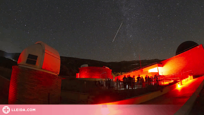 ⏯️ Així es va viure la nit de Perseids al Parc Astronòmic del Montsec