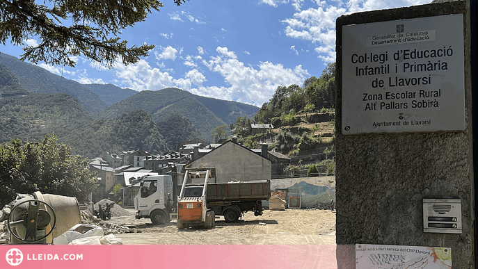 ⏯️ L'escola de Llavorsí tindrà el primer pati verd del Pallars Sobirà