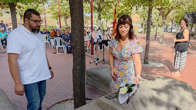 Tàrrega reivindica l'ús de la llengua catalana a la plaça de Rafael Casanova amb motiu de la Diada