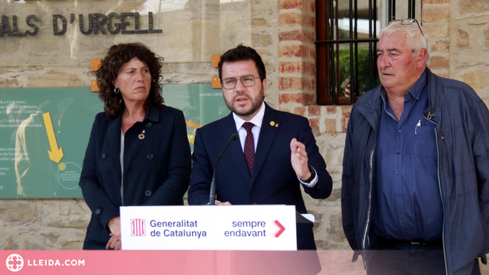 ⏯️ Aragonès demana al govern espanyol que financiï el 40% de la modernització del canal d'Urgell