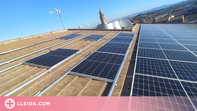 La Granadella inicia la instal·lació de plaques fotovoltaiques per autoconsum