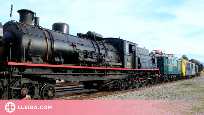 ⏯️ Tres locomotores lleidatanes del segle XX, al Museu del Ferrocarril de Móra la Nova