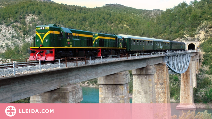 El Tren dels Llacs inicia la temporada 2022 per Sant Jordi