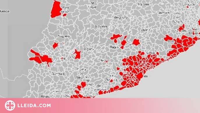ℹ️ Mapa dels municipis afectats pel nou toc de queda a Catalunya