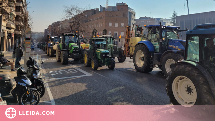 ASAJA Lleida valora com èxit rotund la tractorada massiva contra la plaga de conills