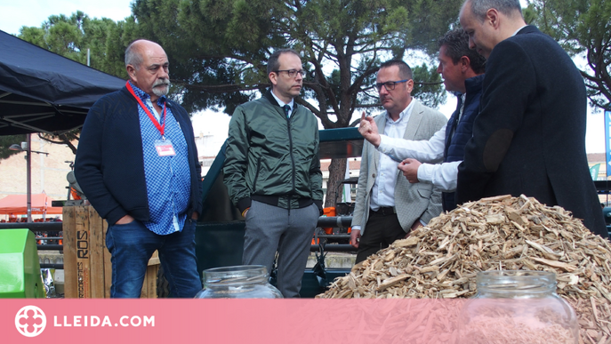 Presenten una màquina trituradora de biomassa per a palets, palots i restes de poda a la Fira Sant Josep