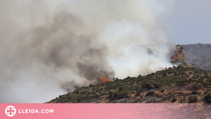 Controlat l'incendi d'Artesa de Segre, que ha cremat 2.700 hectàrees des de dimecres passat
